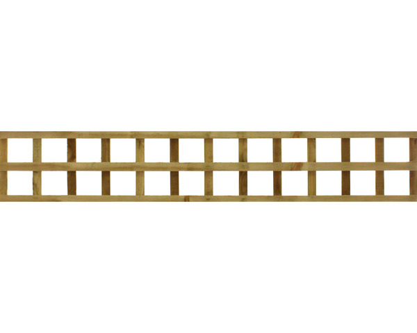 Square Trellis Panel 1.83m x 0.31m Dip Treated Golden Brown