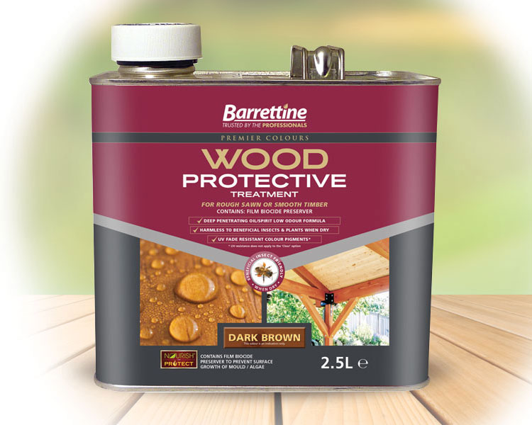 Wood Protective D/Brown 2.5 ltr