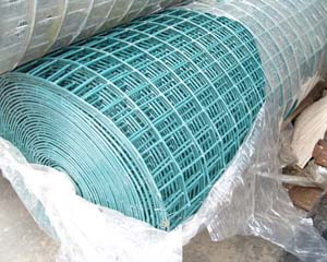 0.9m 25x25mm 6m Weldmesh Green PVC